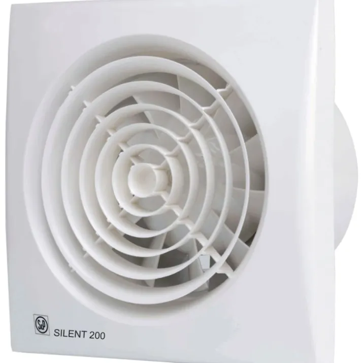 Thermex Silent 200CZ badventilator, Ø120 mm, hvid