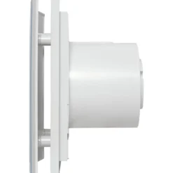 Thermex Silent 100 Design badventilator, fugtstyring, timer, Ø100 mm, hvid