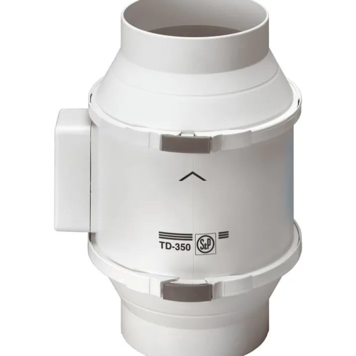 Thermex TD 160/100T kanalventilator, timer, Ø100 mm