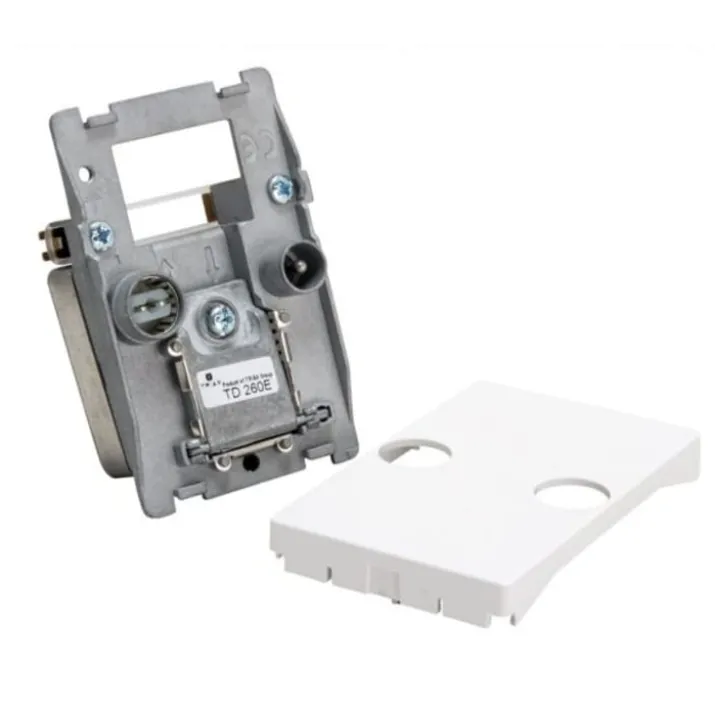 Triax Fuga TD260E antenneudtag TV og radio slutdåse 1,5 modul, hvid
