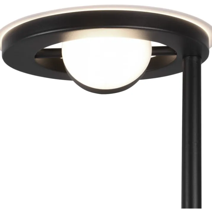 Trio Lighting Barrie gulvlampe, sort