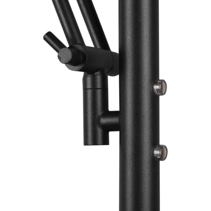 Trio Lighting Barrie gulvlampe, sort