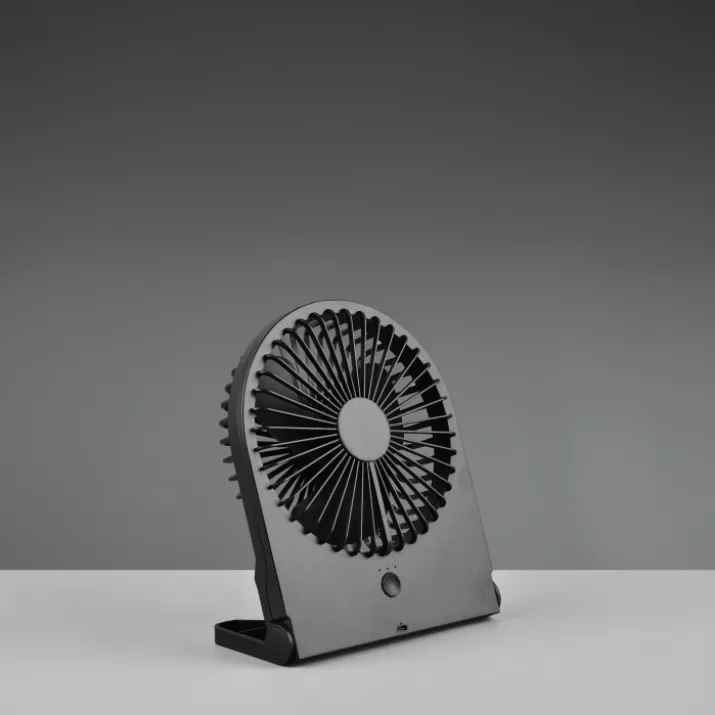 Trio Lighting Breezy bordventilator, sort