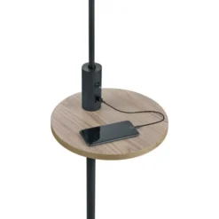 Trio Lighting Claas gulvlampe, sort