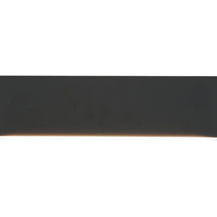 Trio Lighting Concha væglampe, sort, 28 cm