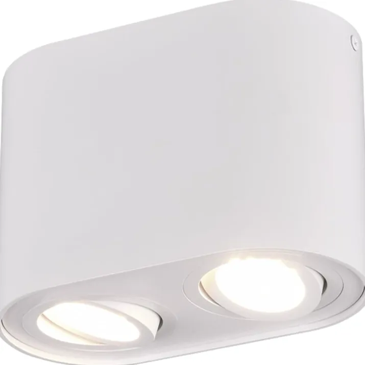 Trio Lighting Cookie påbygningsspot, 2 spots, hvid