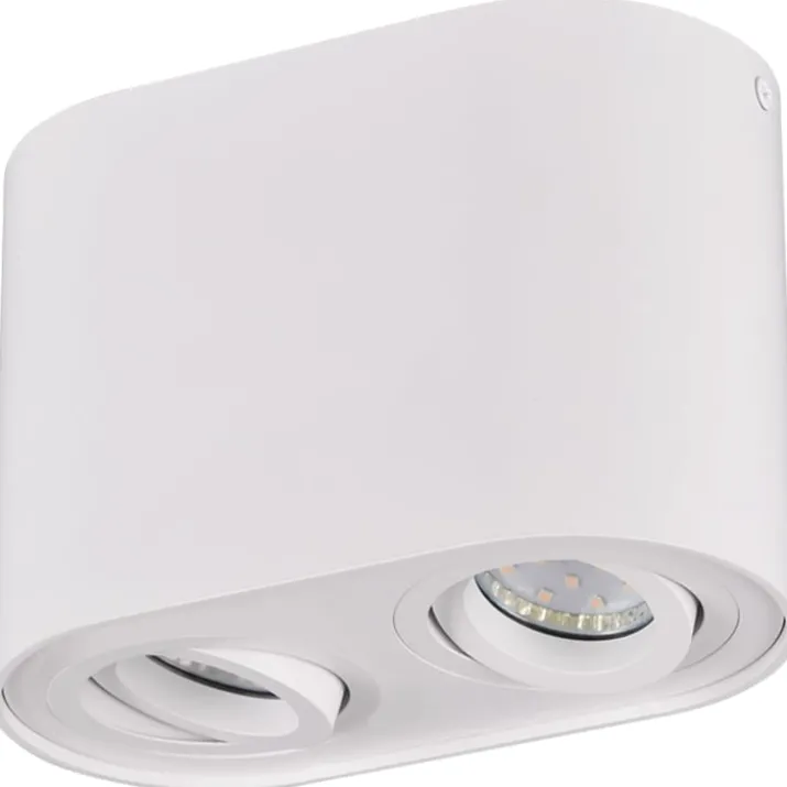 Trio Lighting Cookie påbygningsspot, 2 spots, hvid
