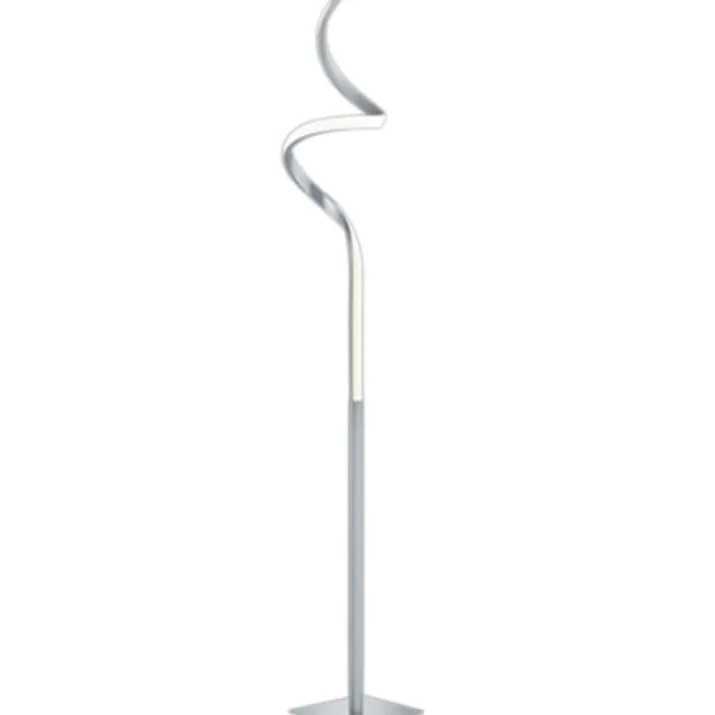 Trio Lighting Course gulvlampe, nikkel