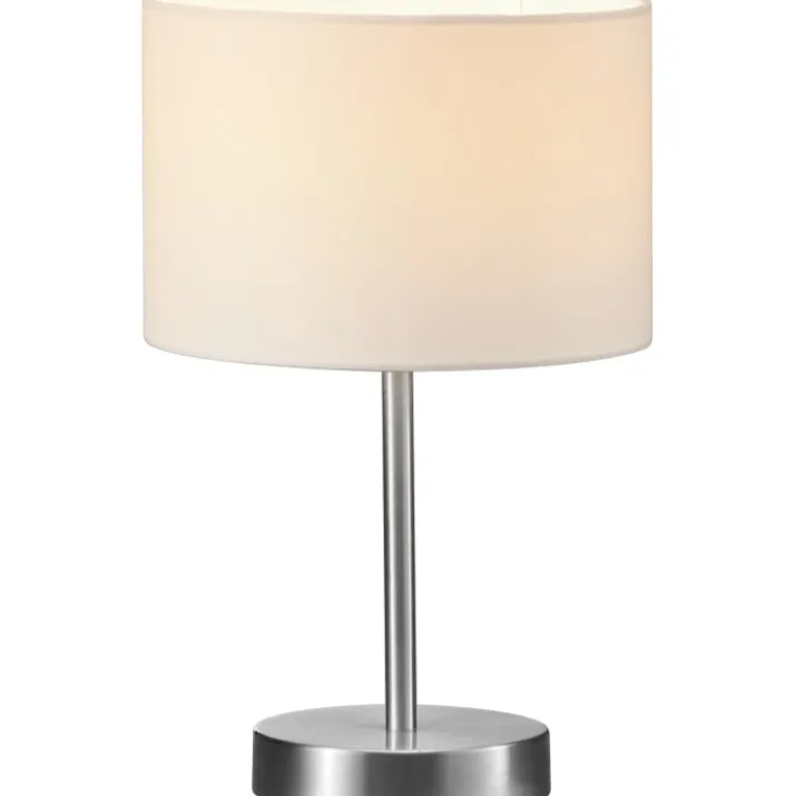 Trio Lighting Hotel bordlampe, hvid, 20 cm