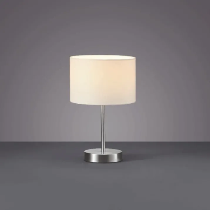 Trio Lighting Hotel bordlampe, hvid, 20 cm