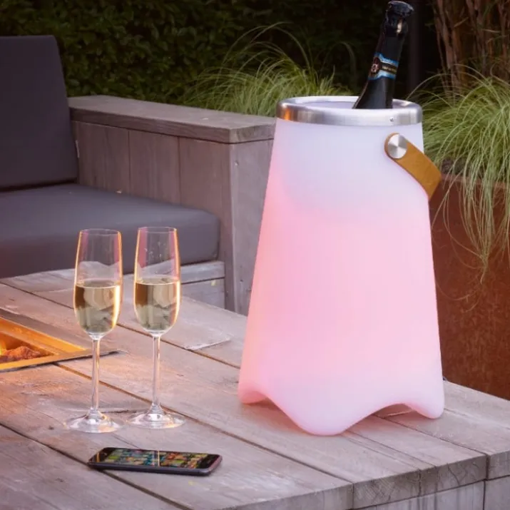 Trio Lighting Jamaica udendørs bordlampe, vinkøler & højtaler