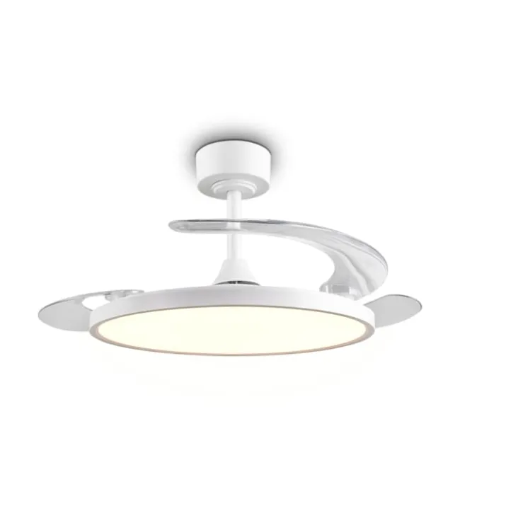 Trio Lighting Kasfjord loftventilator med lys
