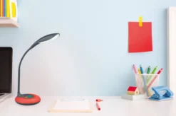 Trio Lighting Krait skrivebordslampe, antracit
