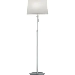 Trio Lighting Lyon gulvlampe, stål