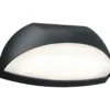 Trio Lighting Muga udendørs væglampe med husnummer, antracit