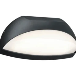Trio Lighting Muga udendørs væglampe med husnummer, antracit