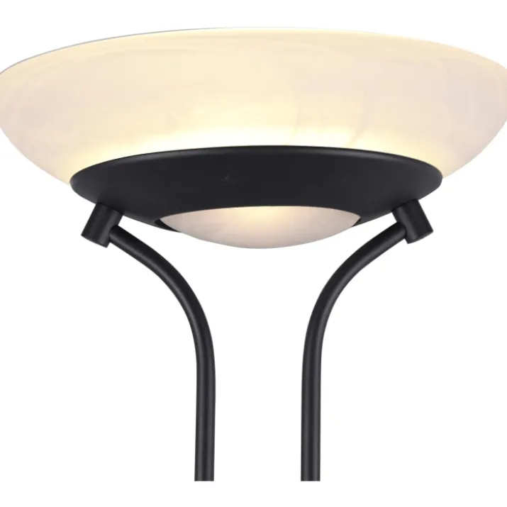 Trio Lighting Orson gulvlampe, sort