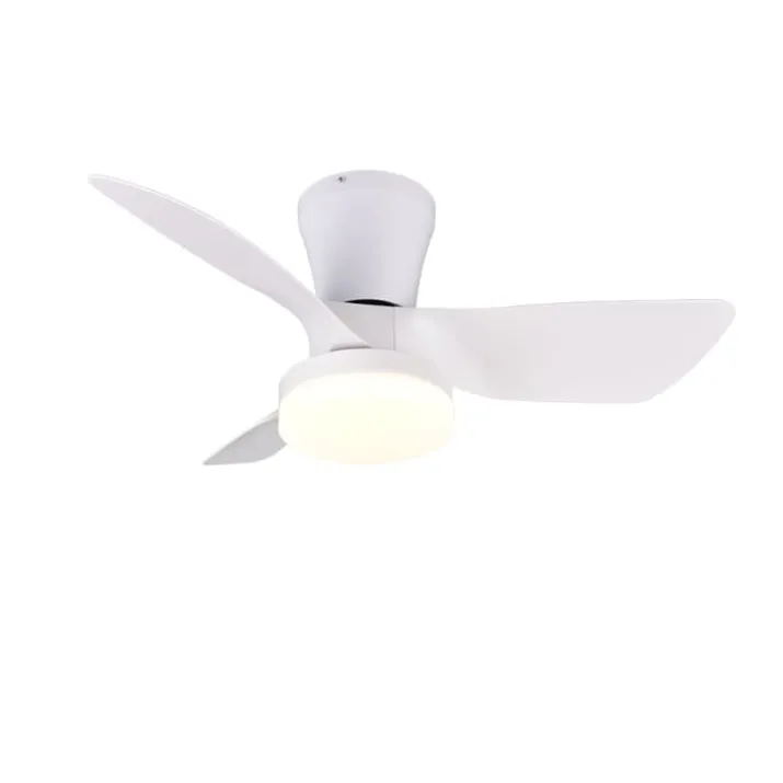 Trio Lighting Randers loftventilator med lys, hvid
