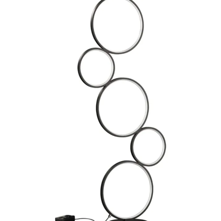 Trio Lighting Rondo gulvlampe, sort, 115 cm