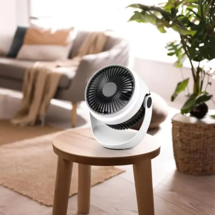 Trio Lighting Tempest bordventilator med lys