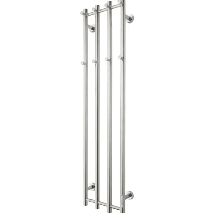 TVS Eldo 4 håndklædetørrer, el, 34,5x140 cm, poleret rustfrit stål