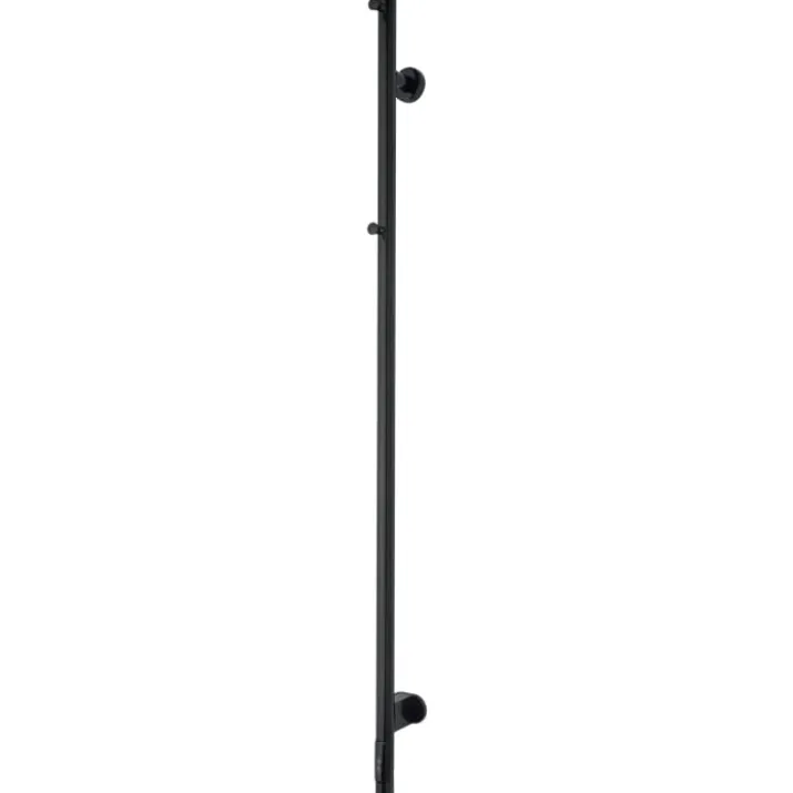 TVS Eldo 1 håndklædetørrer, el, 6x140 cm, sort