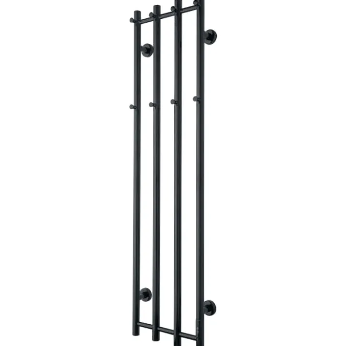 TVS Eldo 4 håndklædetørrer, el, 34,5x140 cm, sort
