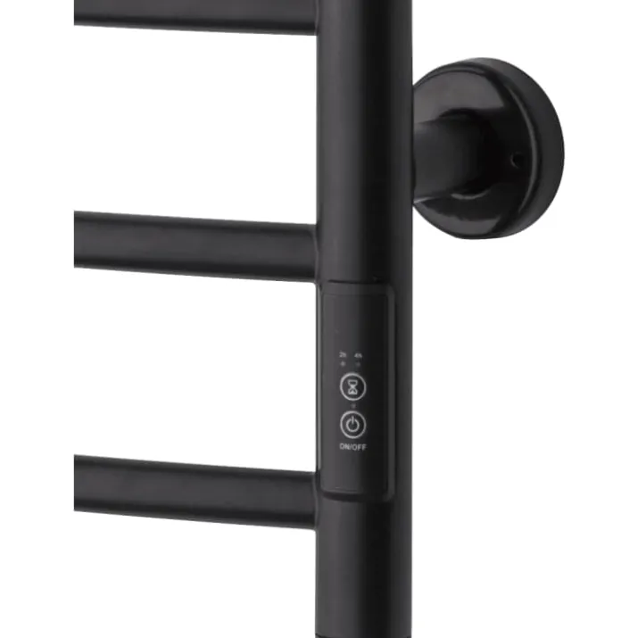 TVS Eldo 9 håndklædetørrer, el, 53x86 cm, sort