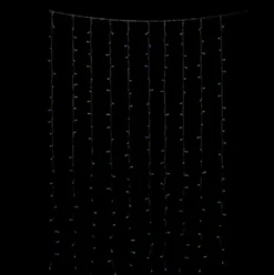Twinkly udendørs lysgardin, 210 farvede + hvide lys, 1x2,1 meter