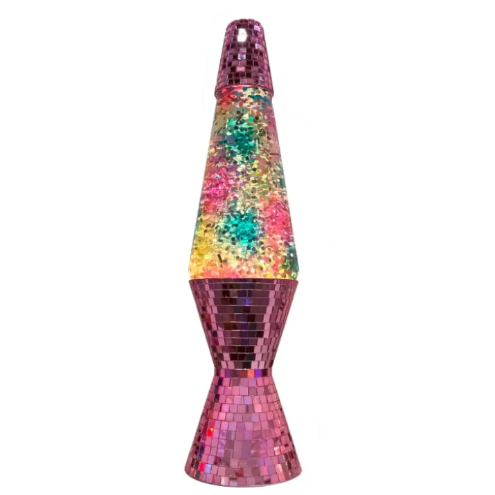Veli Line lavalampe, rosa mosaik
