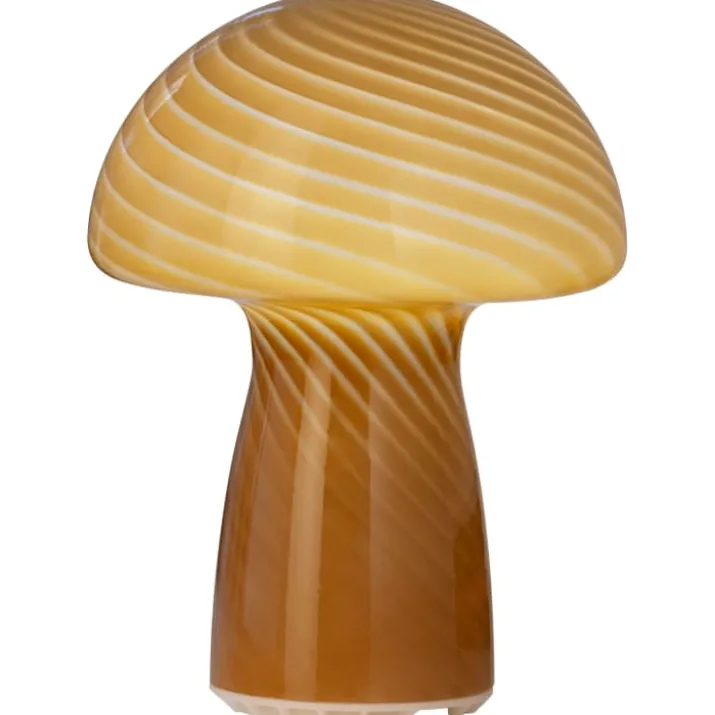 Veli Line Mushroom genopladelig bordlampe, brun