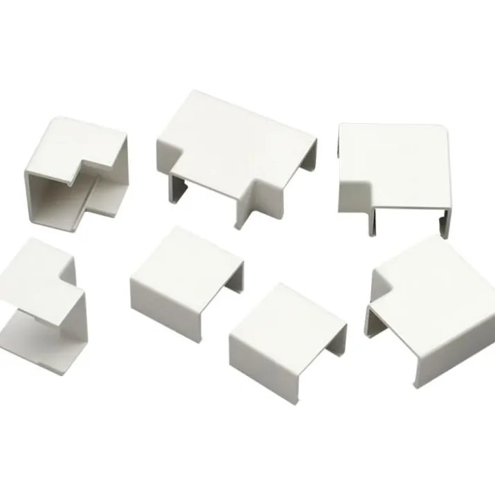 Vinkelsæt for kabelkanal, hvid, 9x5 mm