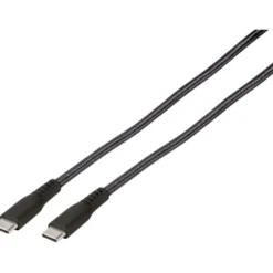 Vivanco kabel USB-C til USB-C sort, 0,5 meter