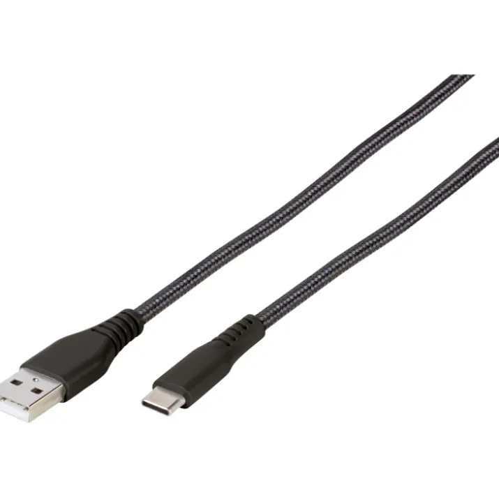 Vivanco LongLife kabel USB-A til USB-C, 1,5 meter