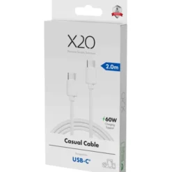 Vivanco USB-C ladekabel, 2 meter, 60W