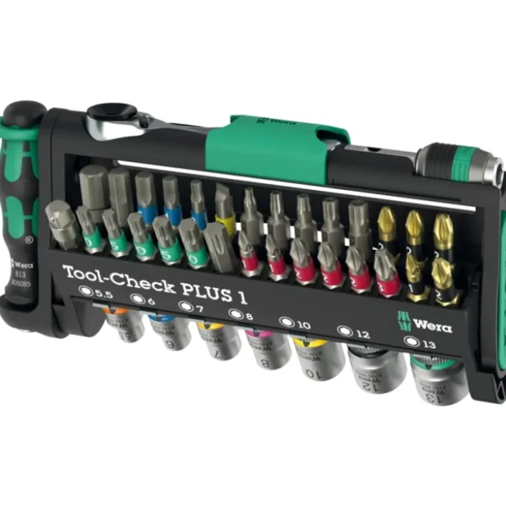 Wera 8001-A Tool Check bits- og topnøglesæt, 39 dele