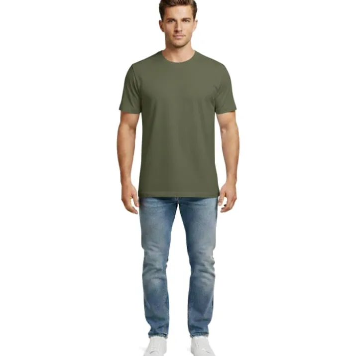 Westborn Basic t-shirt, olivengrøn, str. 2XL