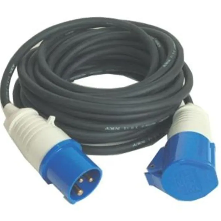 Wexim CEE kabelsæt, 3x1,5 mm², 230V/16A, 25 meter