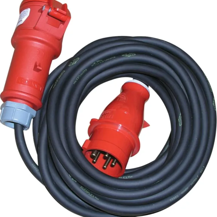 Wexim CEE kabelsæt, 3x16 mm² , 400V/63A, 25 meter