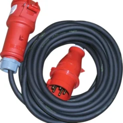 Wexim CEE kabelsæt, 5x6 mm², 400V/32A, 10 meter