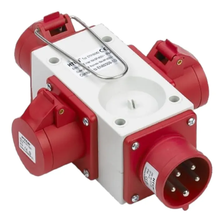 Wexim CEE kompaktforgrener, 3 udgange, 32A, 400V