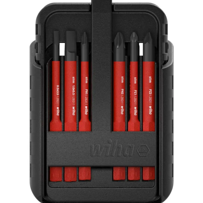 Wiha box med 12 SlimBit - Torx og Torx+