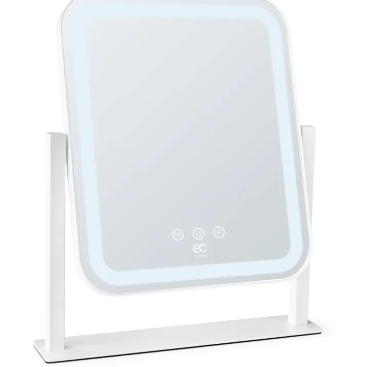 Wilfa EC Glowing MI4W-D25 makeup spejl med lys, 28,5x36 cm, hvid