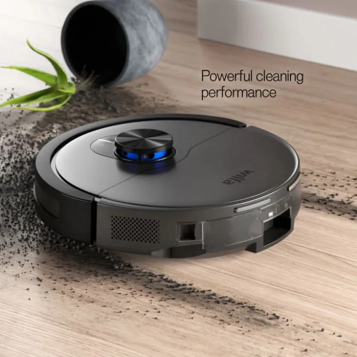 Wilfa Innobot RVC-B4LIN robotstøvsuger, gulvvask, 4000 PA, sort