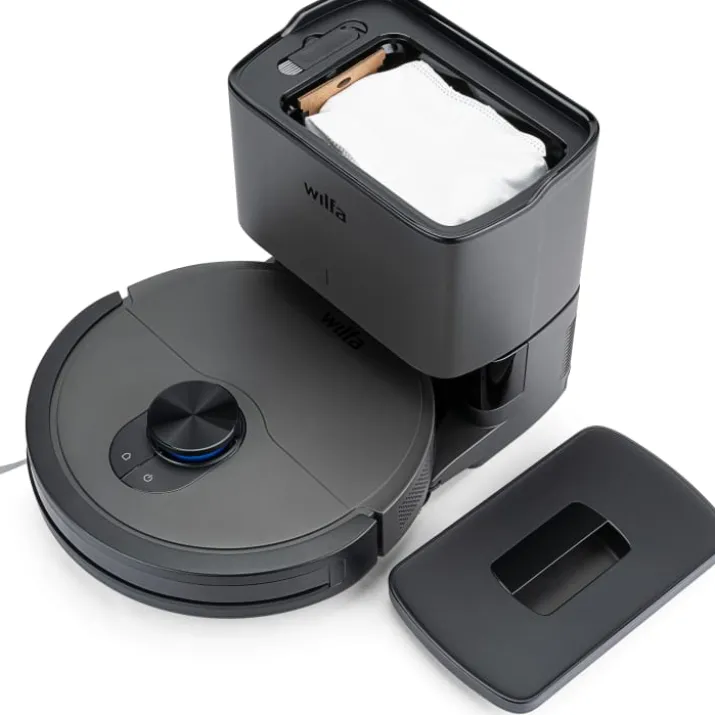 Wilfa Innobot RVC-B4LIN+ robotstøvsuger, gulvvask, 4000 PA, sort