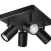 Wiz Imageo rund spotlampe, farveskift + hvid, sort