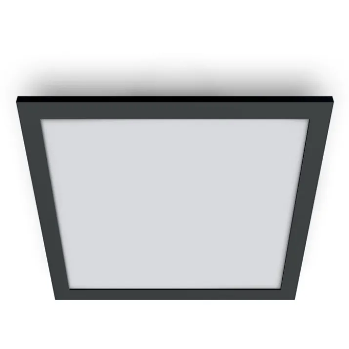 Wiz Superslim panel, justerbar hvid, sort, 60x60 cm