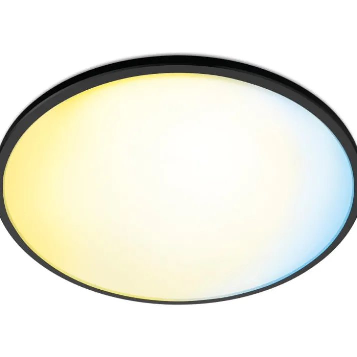 Wiz Superslim plafond, sort