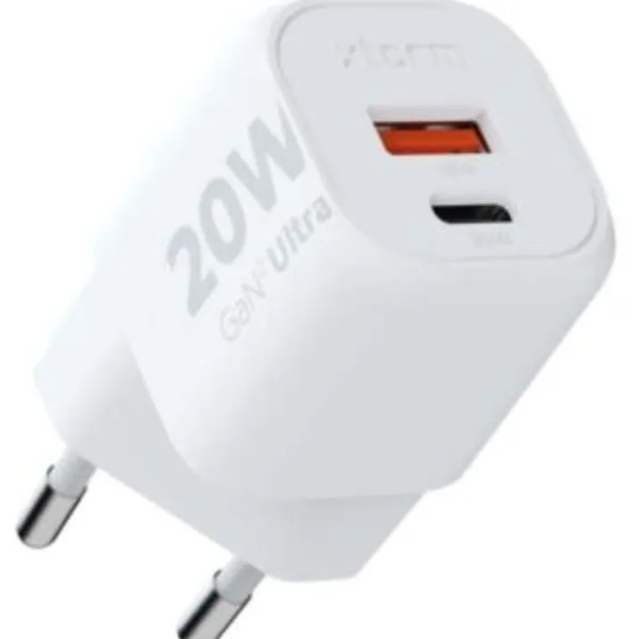 Xtorm adapter til opladning, USB-C/A, 20W