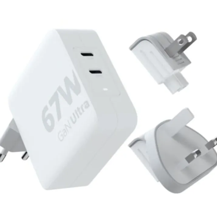 Xtorm GaN Ultra rejseoplader, USB-C, 67W, hvid